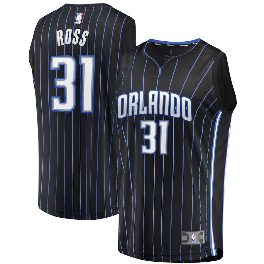 Men Orlando Magic 31 Terrence Ross Fanatics Branded Black Fast Break Replica NBA Jersey